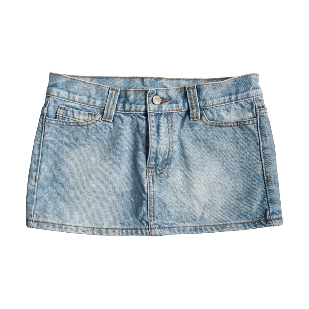J. Galt Ultra Mini Denim Skirt